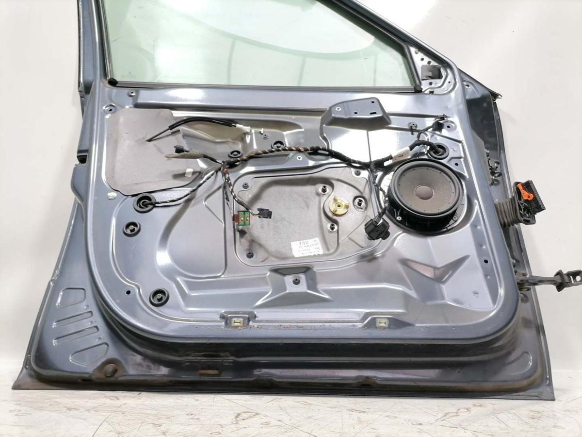 Skoda Fabia 2 5J original T&uuml;r vorn links LF8J Anthrazitgrau Rohbau Bj.2009